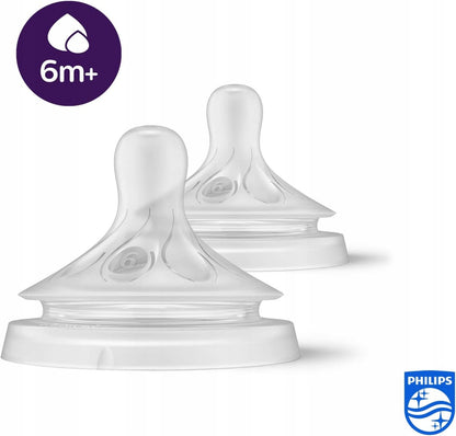 PHILIPS AVENT Natural Response θηλές 6μ+ x2