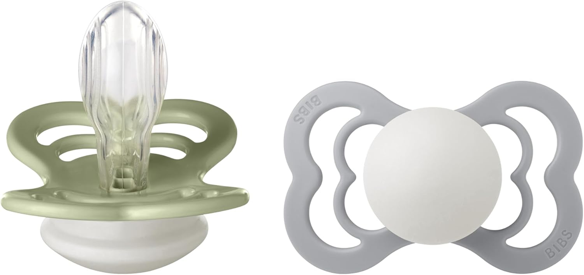 BIBS SUPREME GLOW πιπίλες σιλικόνης 6m+ ΣΥΜΜΕΤΡΙΚΕΣ