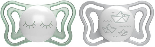 CHICCO PhysioForma Πιπίλα 2 τεμ. 16–36 μηνών ΦΩΣΤΕΡΗ