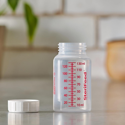 STERIFEED Behälter für Muttermilch Flasche 130 ml 1 Stück