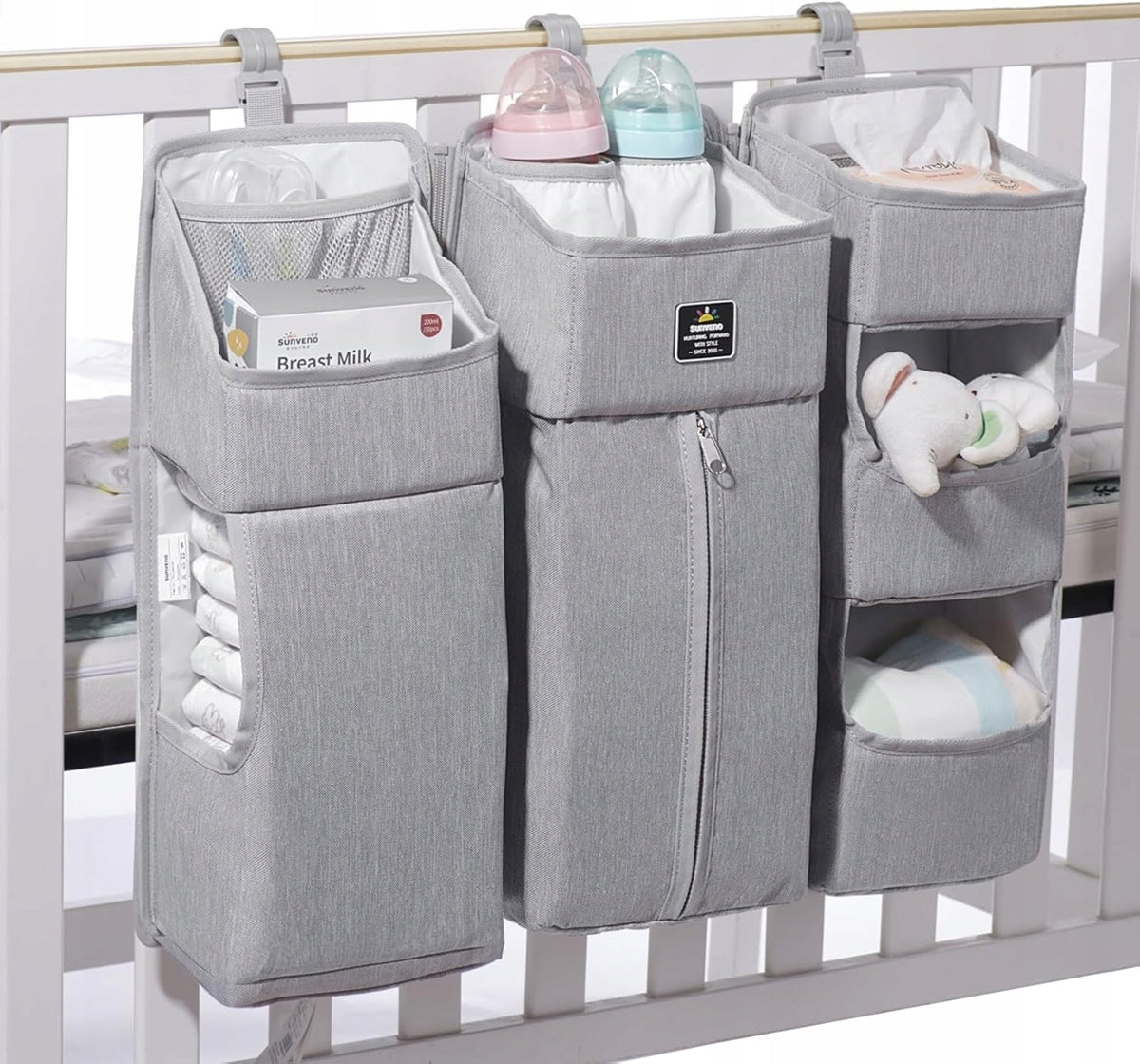 SUNVENO organizador plegable para cuna