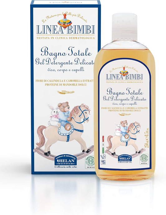HELAN Linea Bimbi zestaw do pielęgnacji dziecka SZAMPON KREMY PUDER CHUSTECZKI