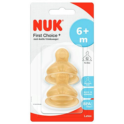 NUK First Choice Plus tettarelle in lattice L x2 per alimenti densi