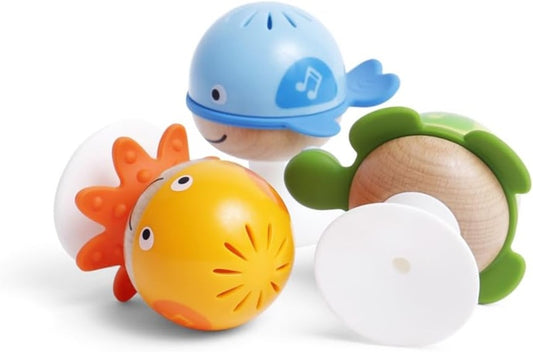 HAPE Stay-put sensoryczne stworzenia morskie z przyssawkami 3 sztuki