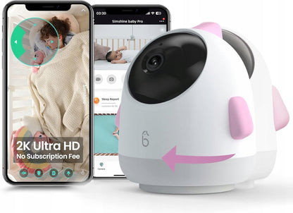SIMSHINE Baby Pro kamera niania elektroniczna 2K FHD + maszt – zdjęcie produktu 2