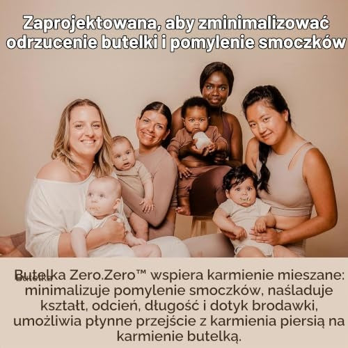Suavinex Zero Zero biberon anticolica 270 ml 3m+ flusso medio (M)