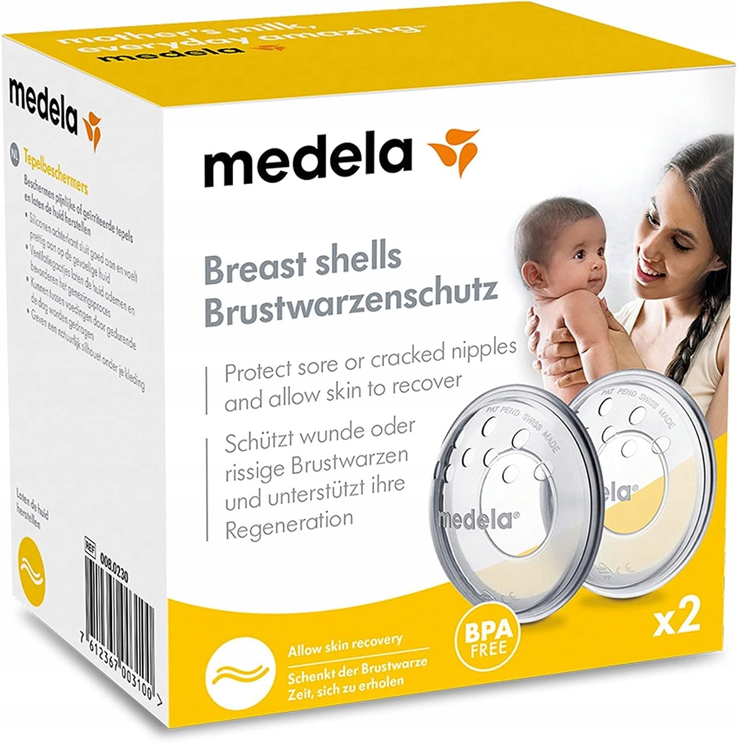 MEDELA muszle ochronne osłonki uniwersalne – zdjęcie produktu 3