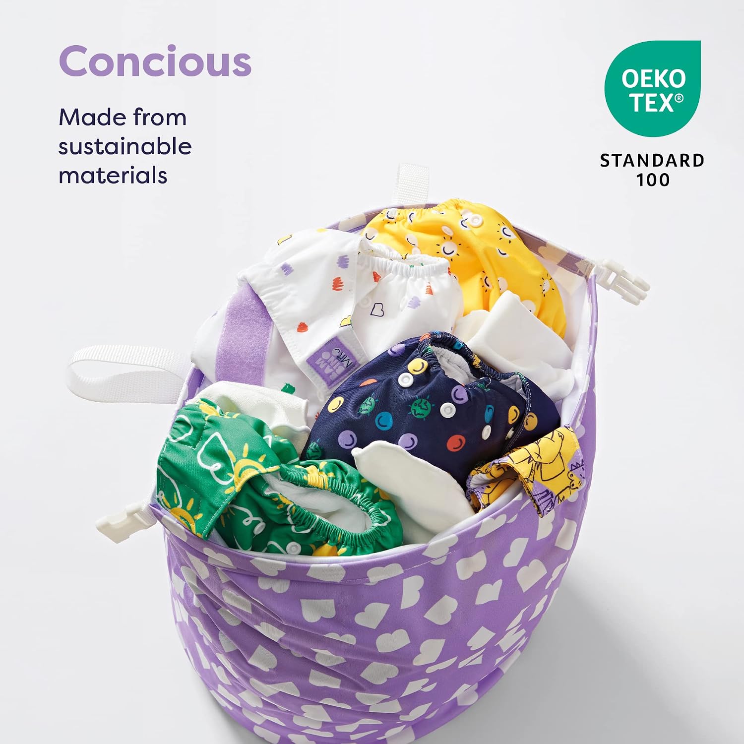 BAMBINO MIO duża torba na mokre pieluchy Wetbag – zdjęcie produktu 3