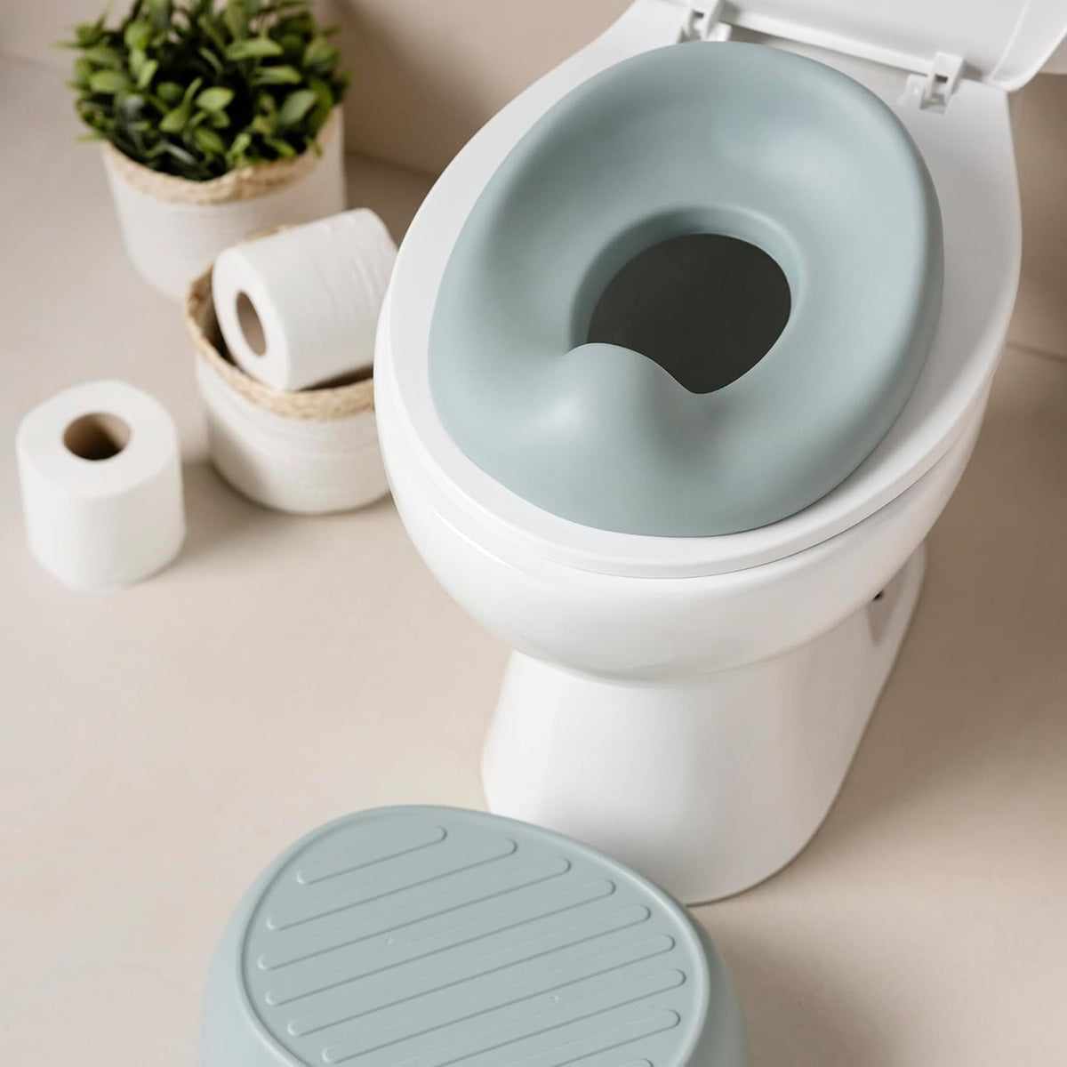 NATTOU Orinal 3 en 1 adaptador para inodoro taburete 18 m+