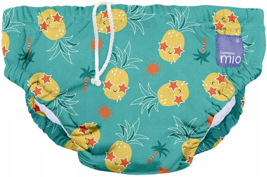 BAMBINO MIO Schwimmwindel Ananas 6-12 Monate
