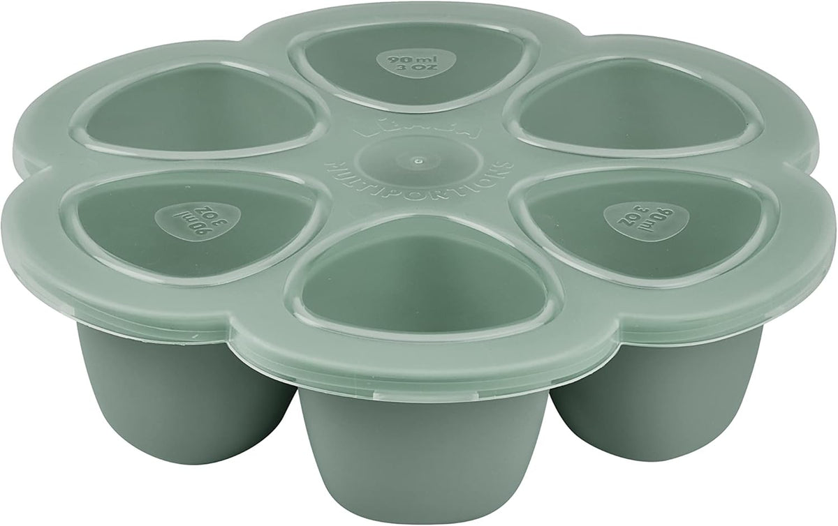 BEABA Stampo in silicone per alimenti 6x 90ml