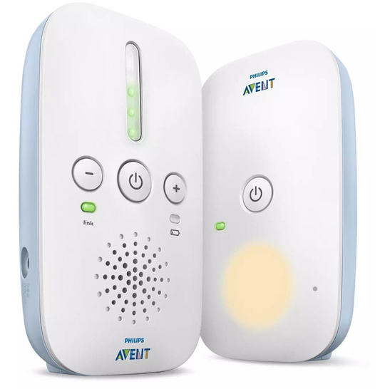 PHILIPS AVENT SCD503 niania elektroniczna DECT, biało-niebieska, z jednostką rodzica i dziecka