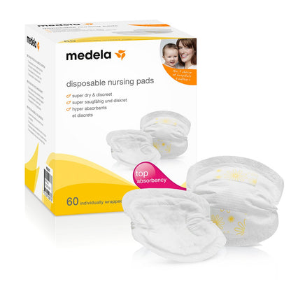 MEDELA Safe&Dry wkładki laktacyjne x60 SUPER – super chłonne, oddychające wkładki laktacyjne