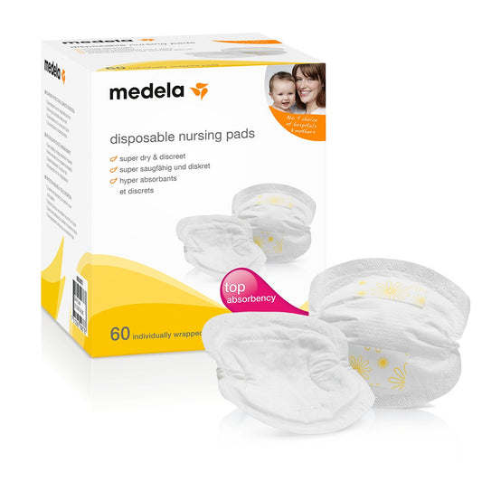 MEDELA Safe&Dry wkładki laktacyjne x60 SUPER – super chłonne, oddychające wkładki laktacyjne