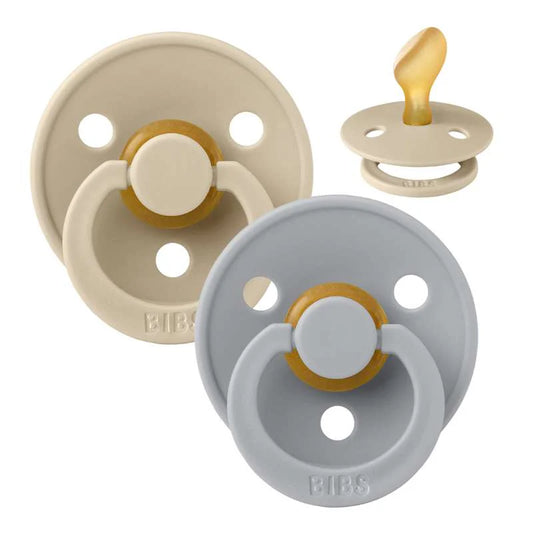 BIBS COLOUR smoczki uspokajające 2pack kauczuk  6msc+  ANATOMICZNE