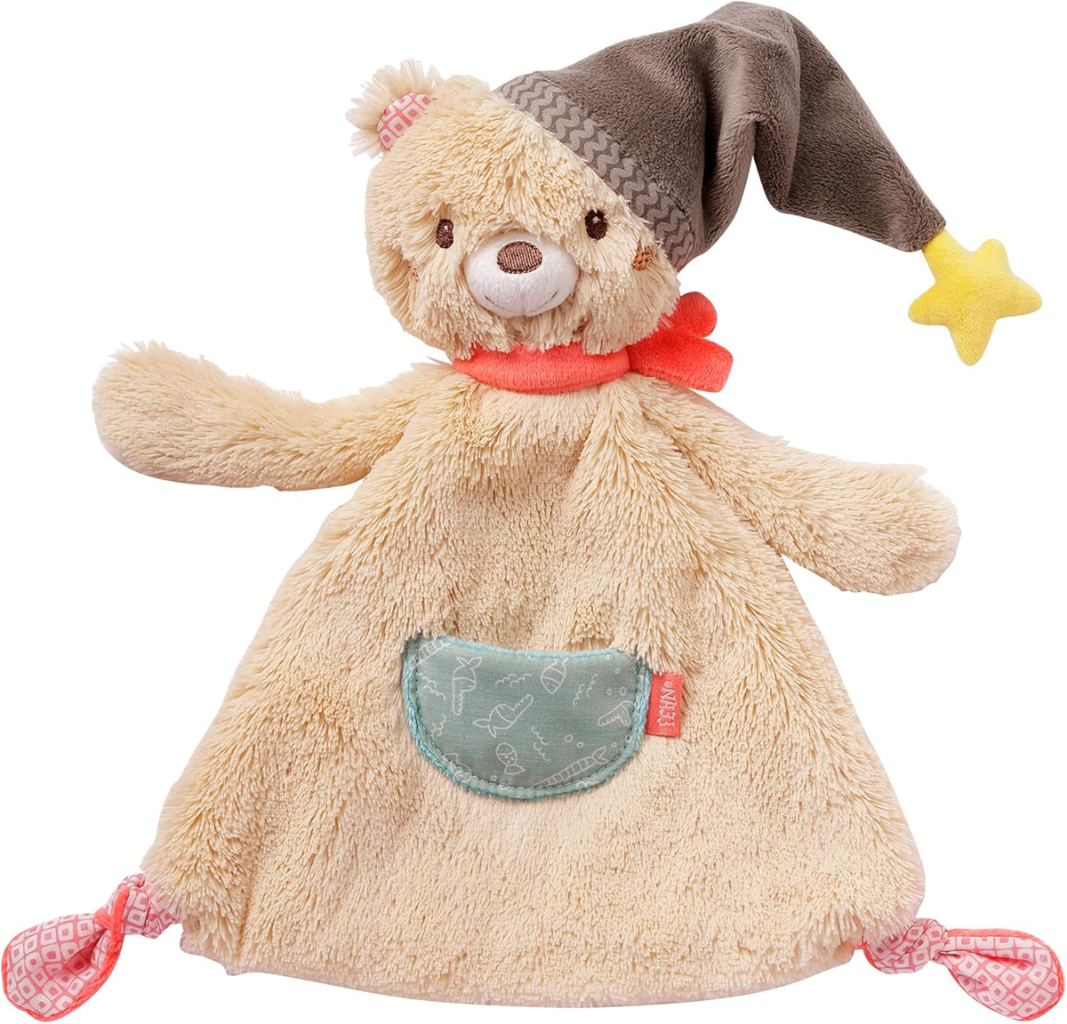 FEHN Orsetto Bruno comforter peluche copertina 27 x 27 cm