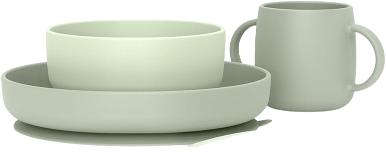 SUAVINEX Selection Silikon-Essgeschirr-Set 3-teilig 4m+
