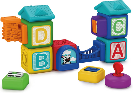 BABY EINSTEIN Connectables Bridge & Learn blocchi magnetici 15 pezzi