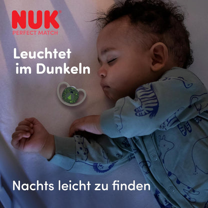 NUK Perfect Match Air Night smoczek uspokajający 0-6m x2 – zdjęcie produktu 5