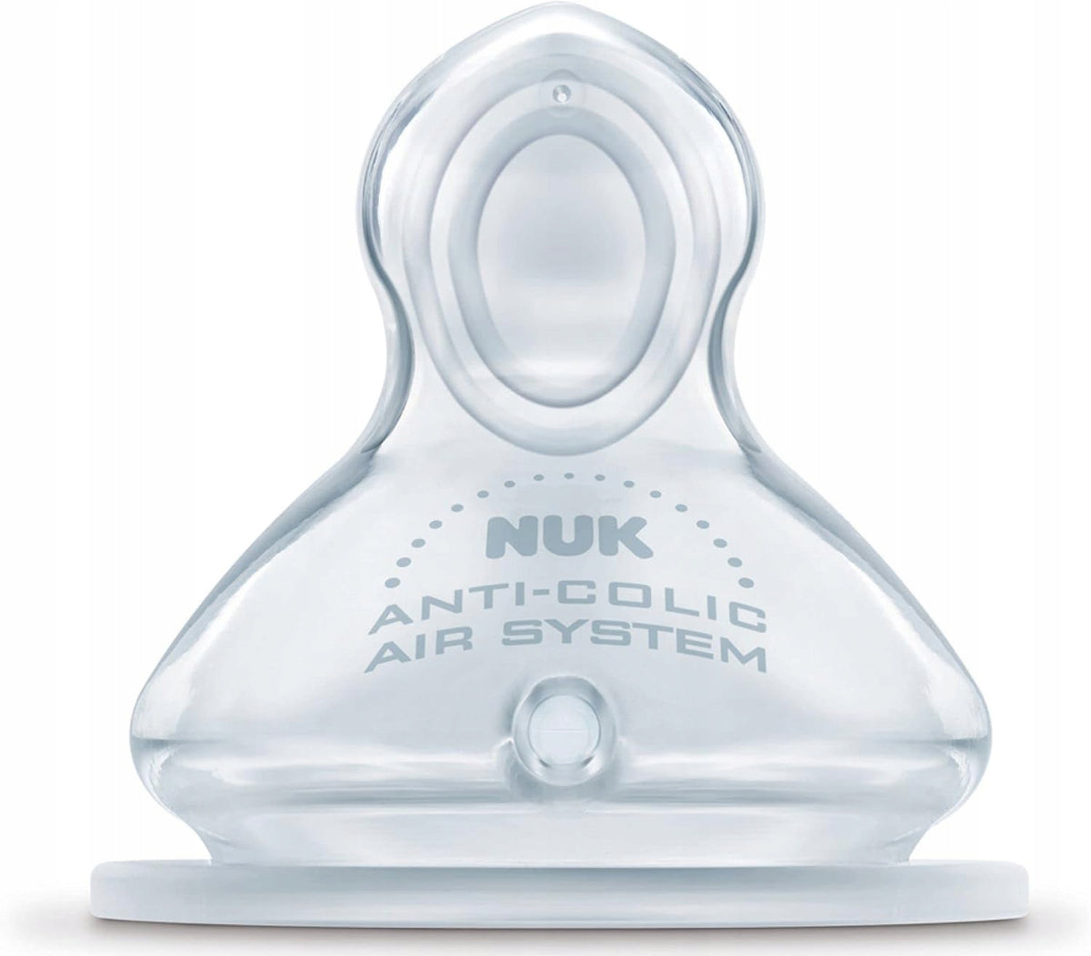 NUK First Choice+ smoczek antykolkowy do butelki 6-18 m rozmiar M x2 silikonowy antykolkowy smoczek do butelki