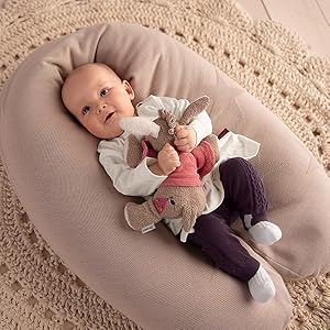STERNTALER Eddy przytulanka słoń z grzechotką 22cm miękka zabawka sensoryczna dla niemowląt