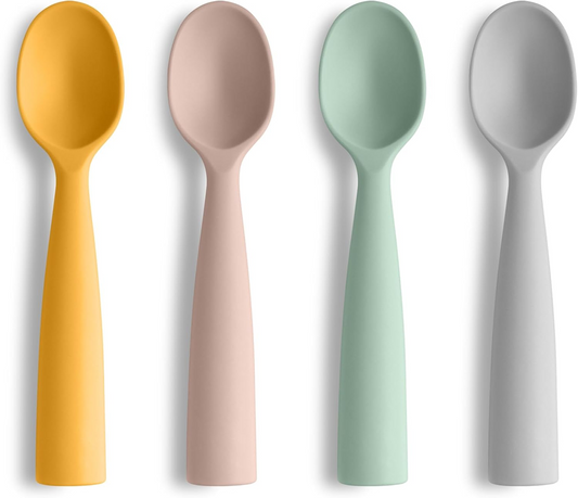 VICLOON ensemble de cuillères en silicone 14 cm 4 pièces