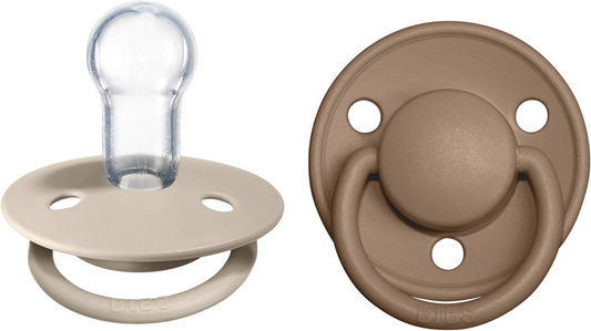BIBS DE LUX sutter til beroligelse 2pack 0-3 år SILIKONE
