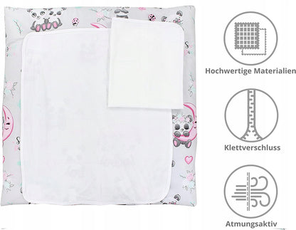 TUPTAM miękki przewijak z pokrowcami x2 75x50 cm – zdjęcie produktu 4