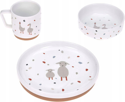 LASSIG Tiny Farmer zestaw naczyń porcelanowych
