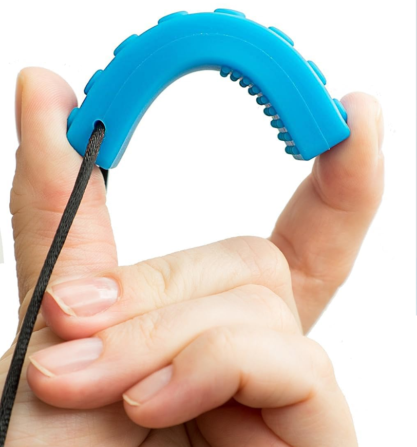 TILCARE Chew Chew collana mordicchiabile calmante 1,8 x 6,4 cm BLU