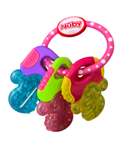 NUBY IcyBite massaggiagengive refrigerante in silicone 9 x 14 cm CHIAVI
