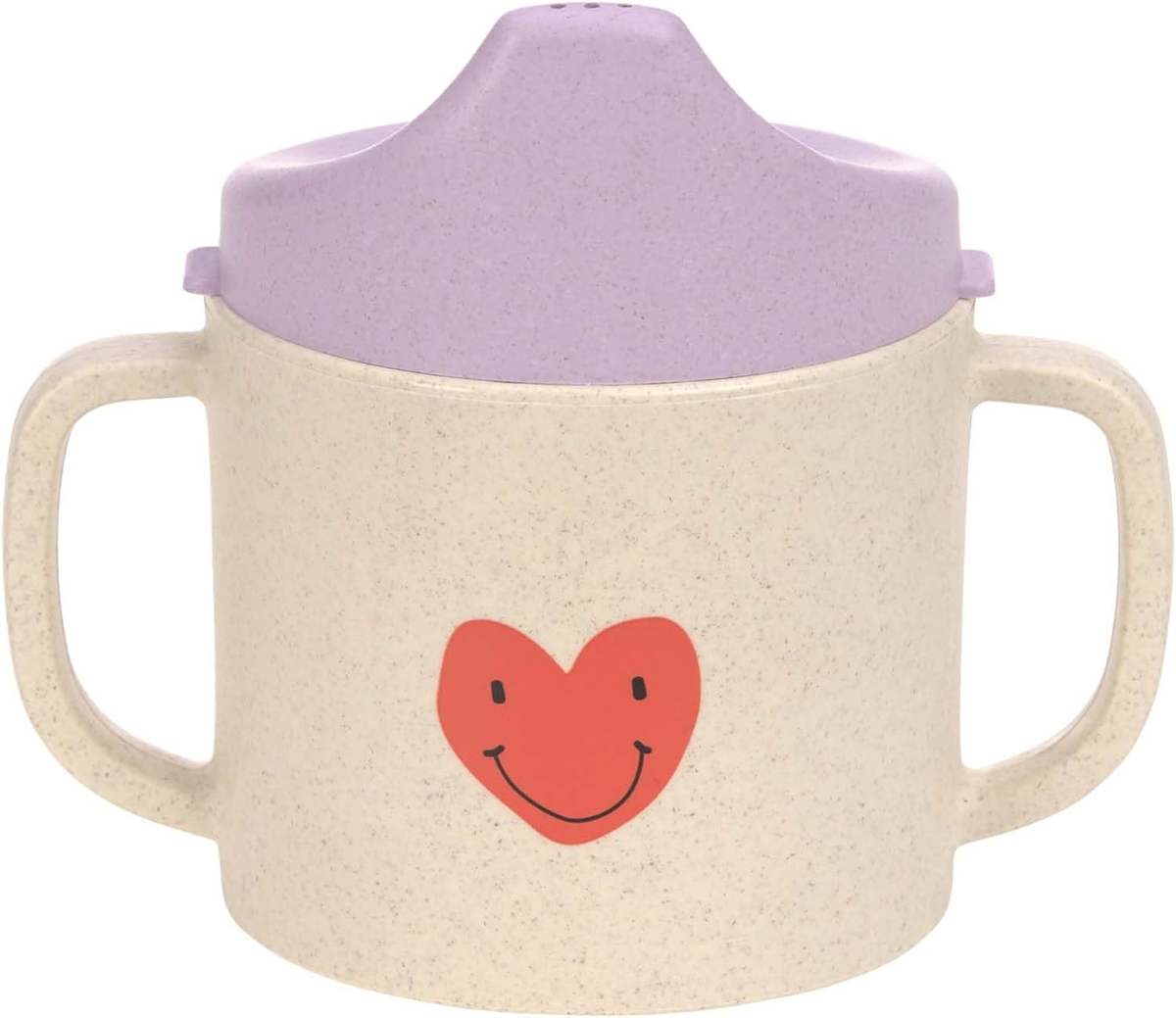 LASSIG Sippy Cup Happy Rascals Heart bicchiere con beccuccio 150 ml 6 m+