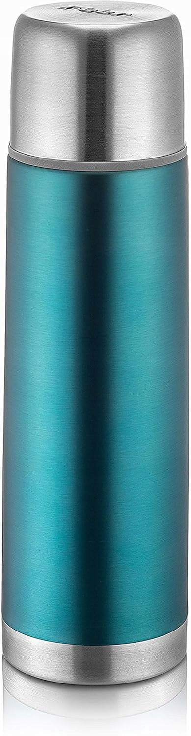 REER Colour termos ze stali nierdzewnej 450 ml zielony, stalowy termos na napoje gorące i zimne