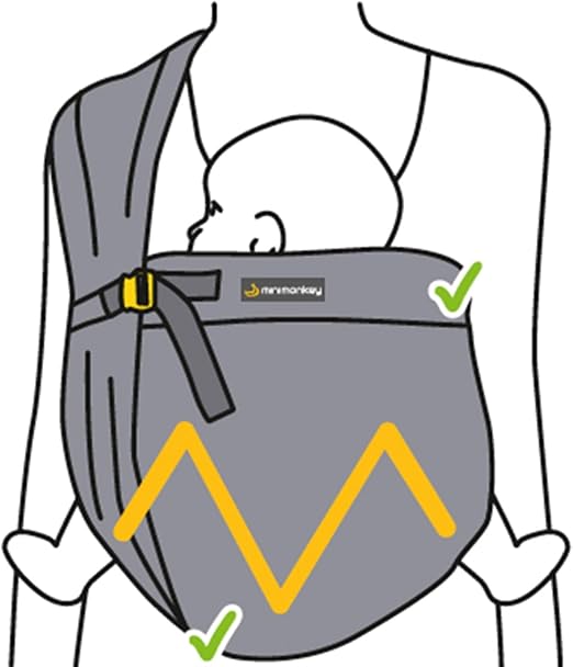 MINIMONKEY Babytragetuch NETZ bis 15kg