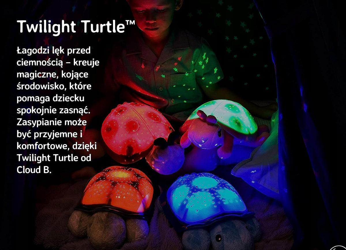 CLOUD B Twilight Turtle lampada notturna proiettore di stelle 17 x 30 cm
