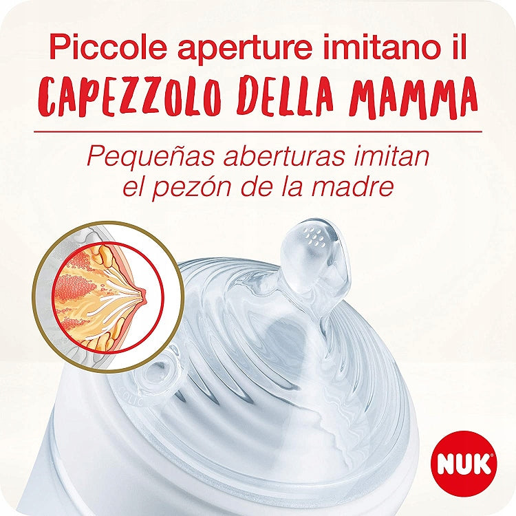 NUK set flessen en accessoires Perfect Start Nature Sense 0-18