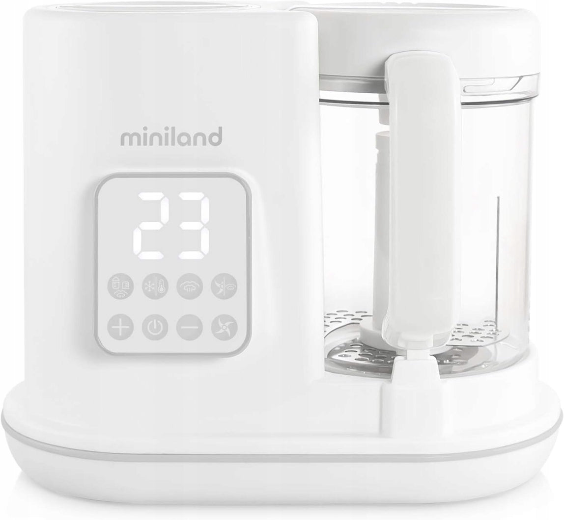 MINILAND Chefy 6 kuchynský robot 6v1, parný hrniec, mixér + kliešte, odmerka, taška