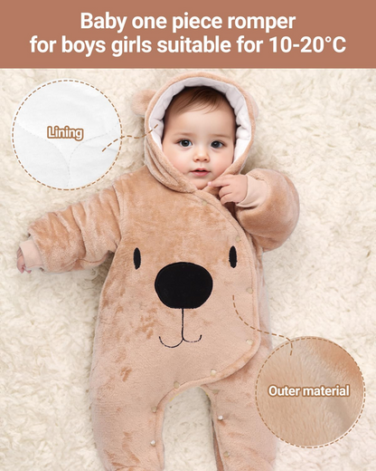 JIAMY autumn jumpsuit, winter with teddy bear motif