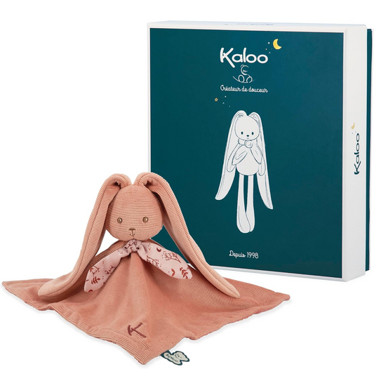 KALOO Królik Lapinoo komforter przytulanka kocyk 30 x 30 cm + pudełko