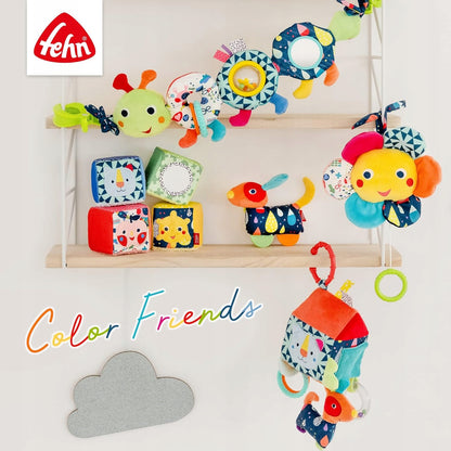 FEHN Color Friends chenille puzzle à scratch SENSORIELLE 36cm