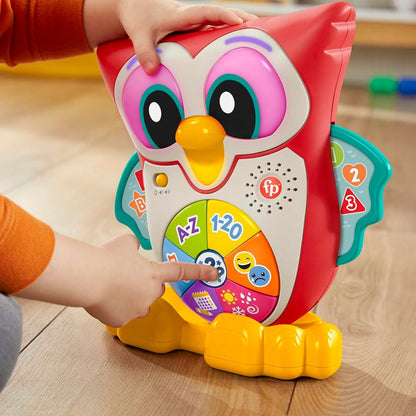FISHER-PRICE HJM73interactive owlFrench language versionage 18 m+colour red-orange-bluewidth 10.5 cm, length