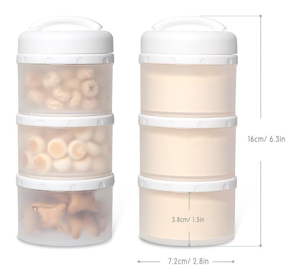 TERMICHY contenitori per latte in polvere e snack 2 pezzi 6 x 60 g