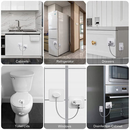 CHILD SAFETY LOCK security for cupboards, drawers, fridges, cupboards, drawers, fridges, cookers