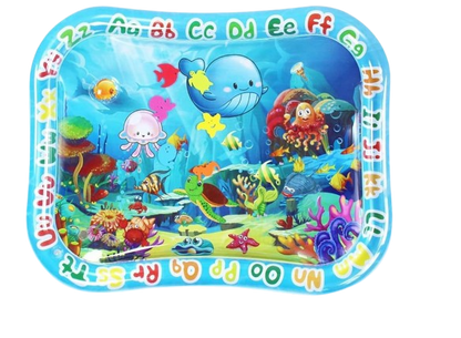 GARNHLOB mata wodna do zabawy na brzuszku 75 x 95 cm STWORZENIA MORSKIE
