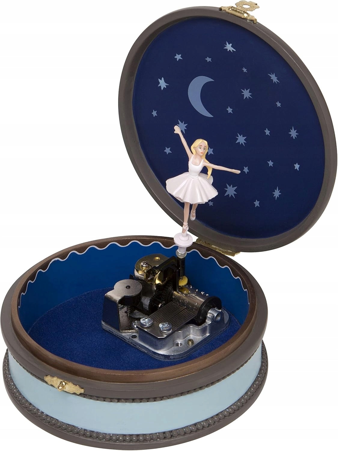 TROUSSELIER Ballerina μουσικό κουτί σε μεταλλική κασετίνα Η ΛΙΜΝΗ ΤΩΝ ΚΥΚΝΩΝ