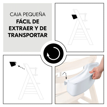 Hauck Alpha Box Set organizer per seggiolone bianco