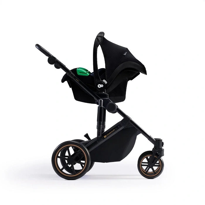 KINDERKRAFT PRIME2 PRO 3w1 wózek wielofunkcyjny do 22kg + fotelik MINK PRO – DARK GREEN – zdjęcie 2