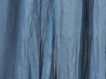 JOLLEIN baldachim na stelaż 245cm VINTAGE niebieski materiał na łóżeczko, styl vintage, bez stelaża