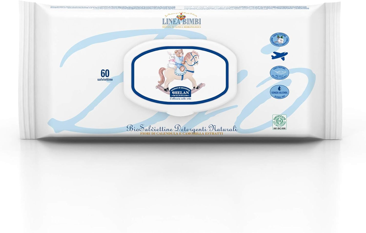 HELAN Linea Bimbi set de cuidado para bebé champú, cremas, polvo, toallitas