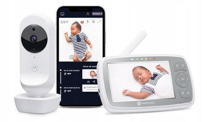 MOTOROLA VM44 Connect niania elektroniczna 4,3" FHSS z aplikacją – zdjęcie produktu 2